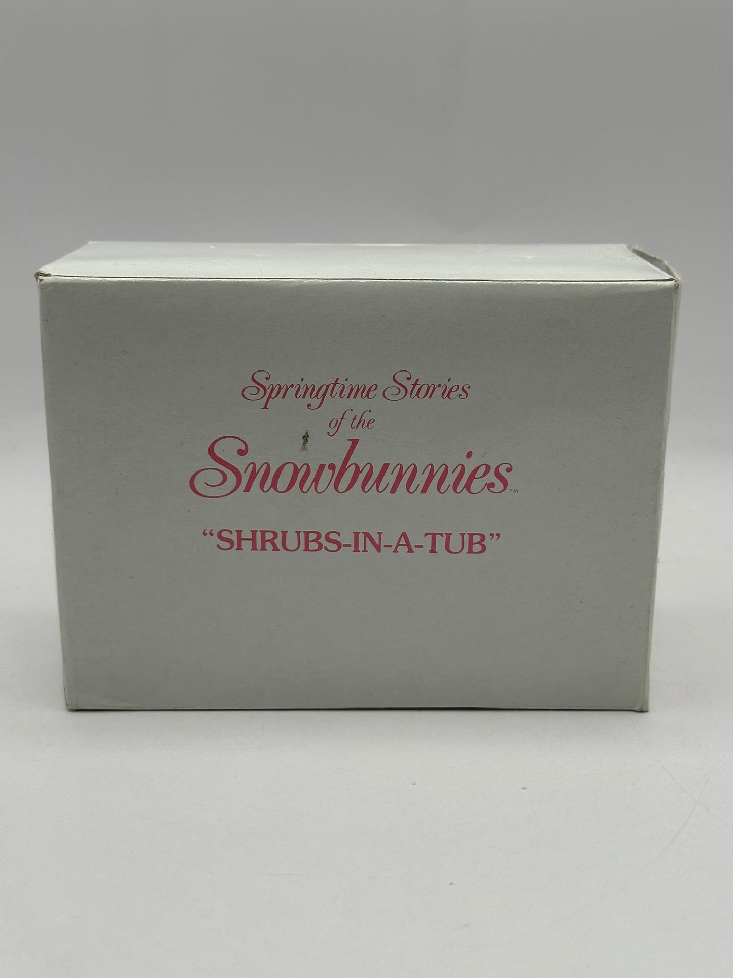 Shrubs In A Tub-Triple - Easter 1995 - Department 56 Snowbunnies