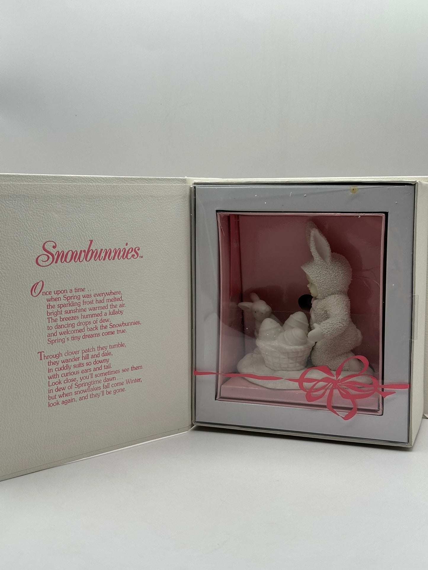 Help Me Hide The Eggs - Easter 1994 - Department 56 Snowbunnies