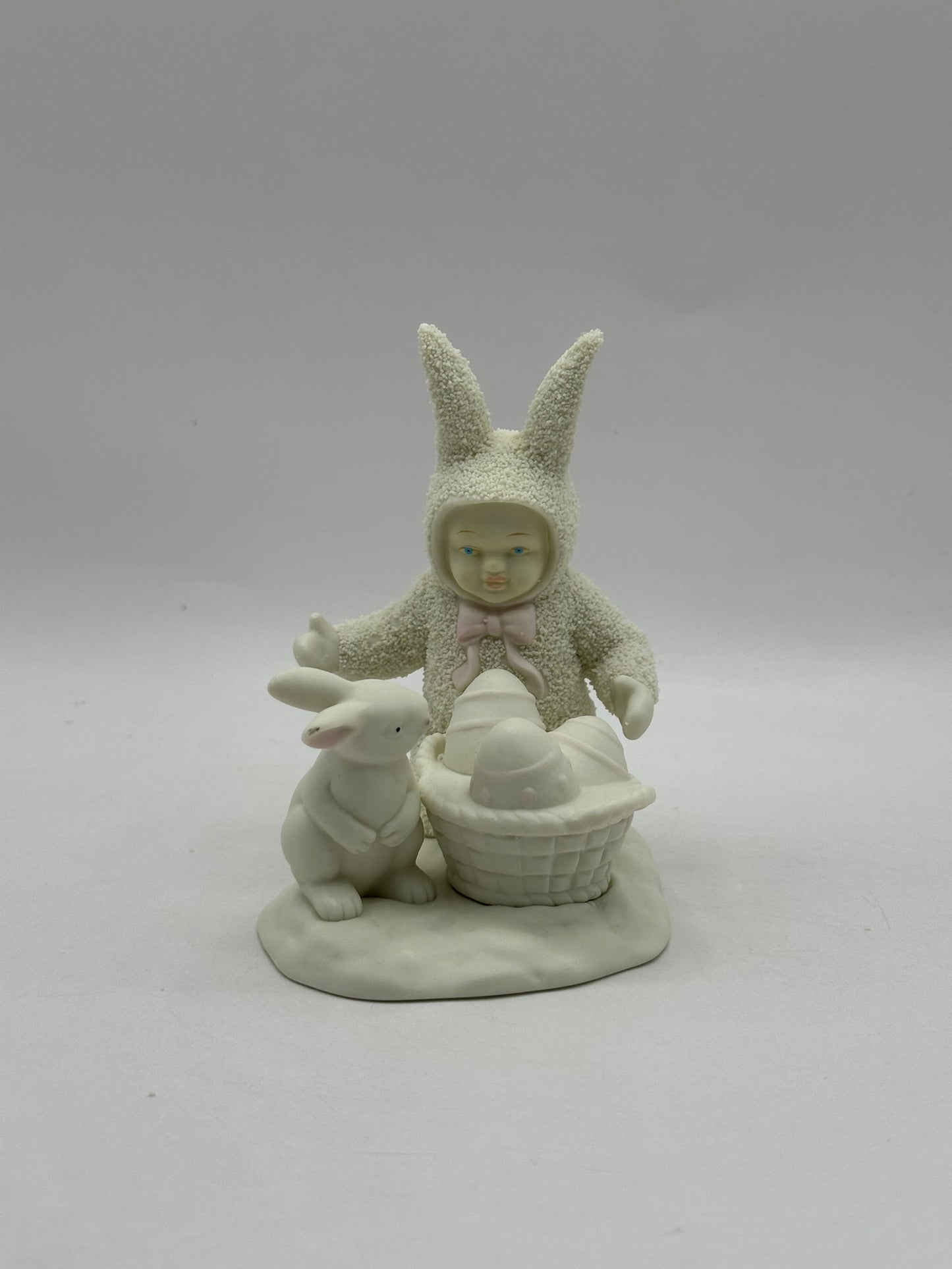 Help Me Hide The Eggs - Easter 1994 - Department 56 Snowbunnies