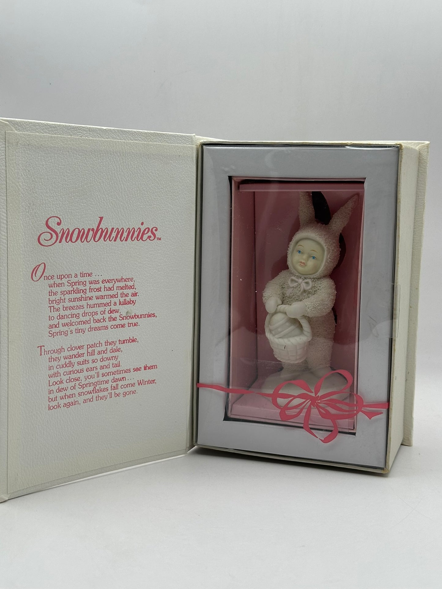 A Tisket, A Tasket - Easter 1994 - Department 56 Snowbunnies