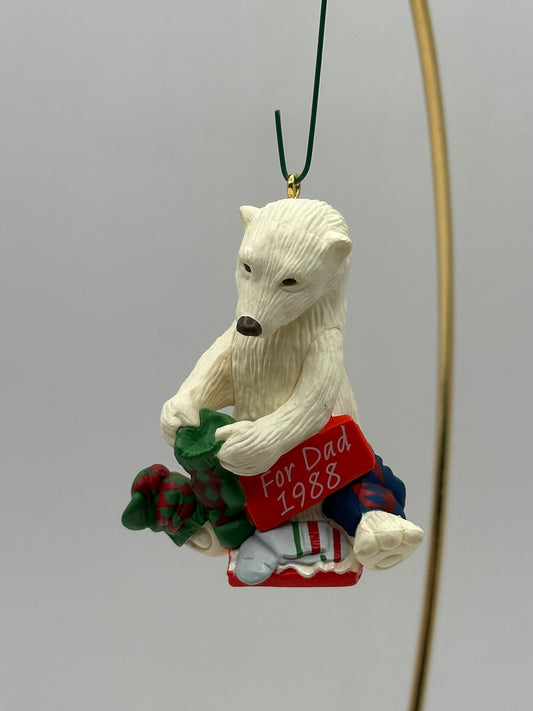 1988 Dad (Polar Bear) Hallmark Keepsake Ornament