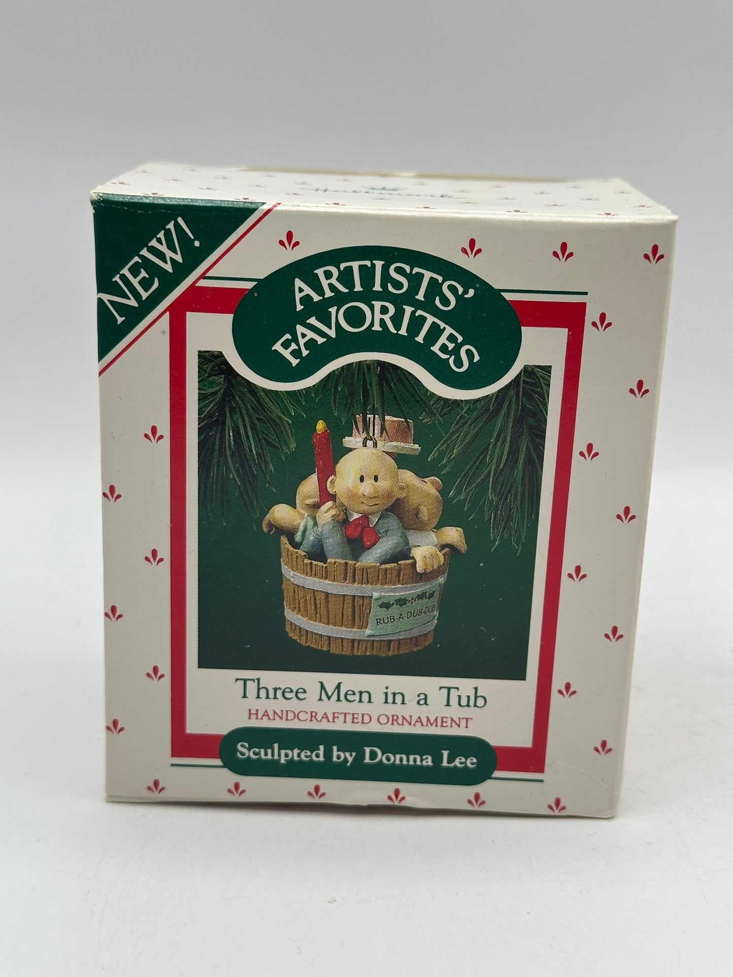 1987 Three Men in a Tub Hallmark Keepsake Ornament