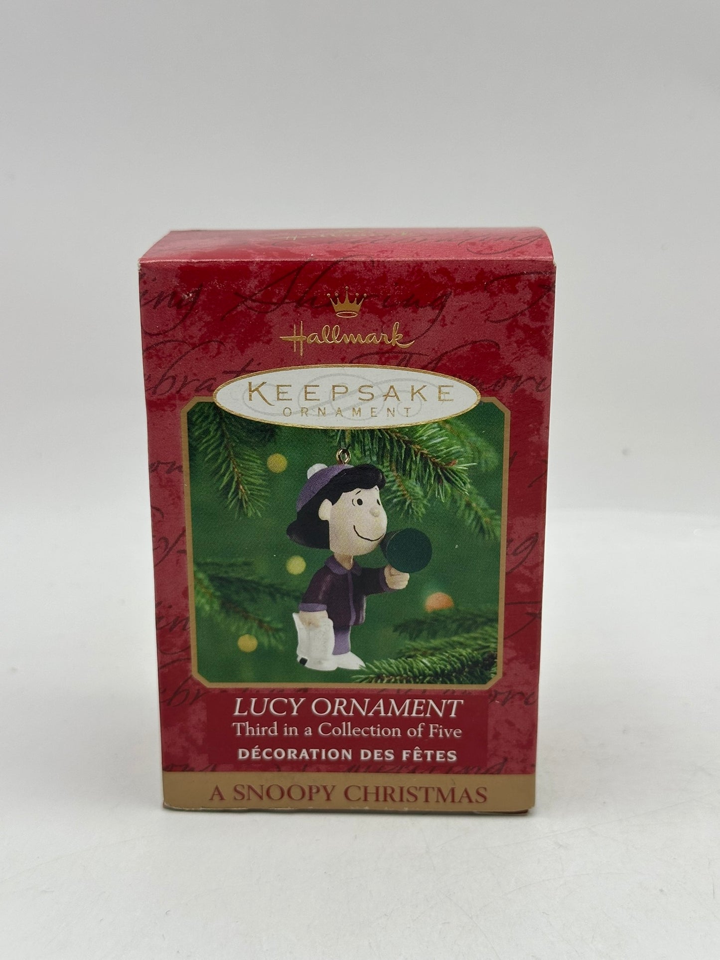 2000 Lucy, A Charlie Brown Christmas, PEANUTS Hallmark Keepsake Ornament