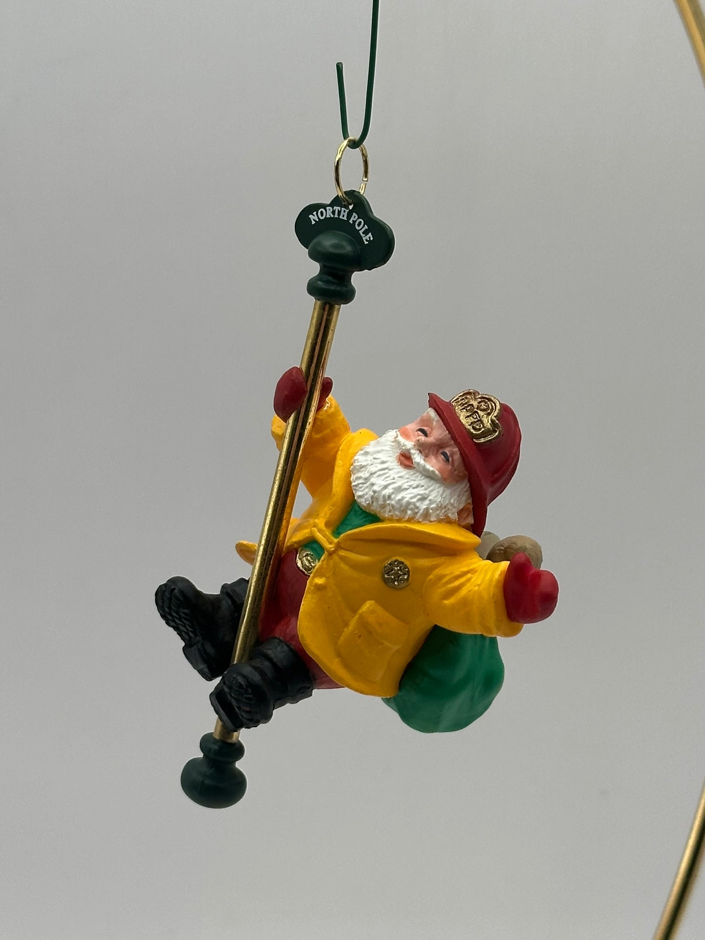 1992 North Pole Fire Fighter Hallmark Keepsake Ornament