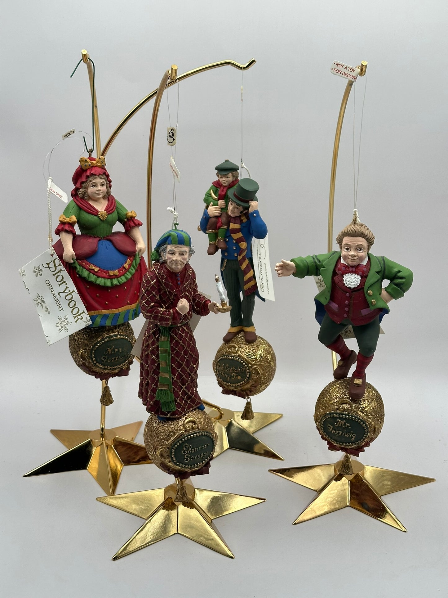 A Christmas Carol (Set of 4) - Department 56 Hanging Ornaments