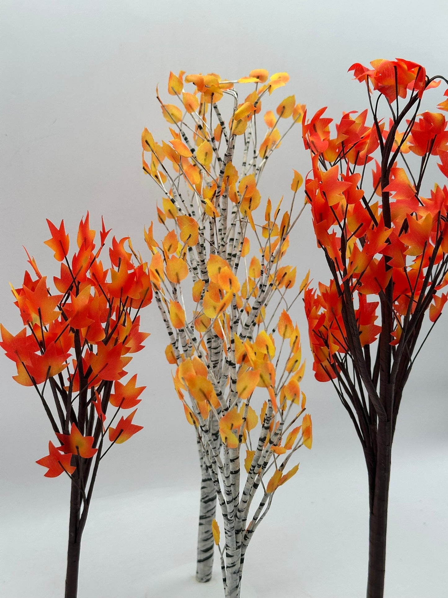 Dept 56 Village Accessories - Village Autumn Maple & Birch Trees