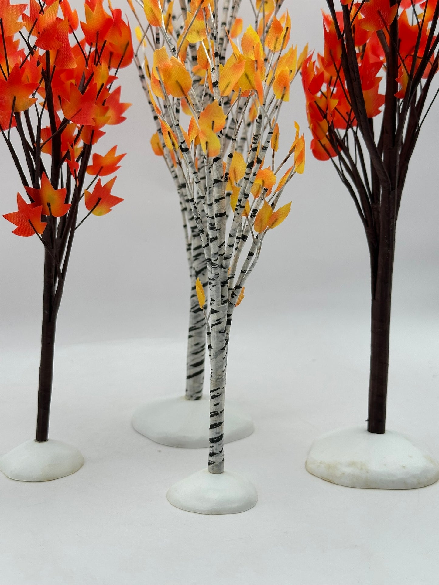 Dept 56 Village Accessories - Village Autumn Maple & Birch Trees