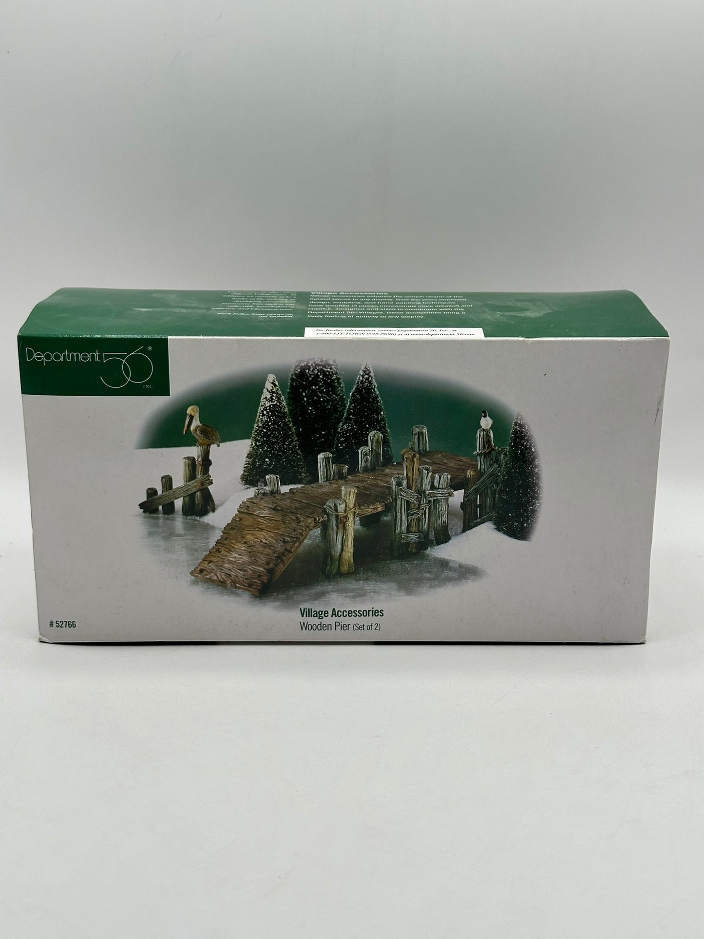 Dept 56 Village Accessories - Wooden Pier (Set of 2)