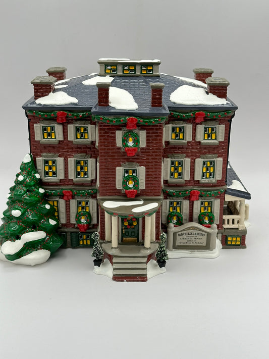 Dept 56 Original Snow Village Old Chelsea Mansion