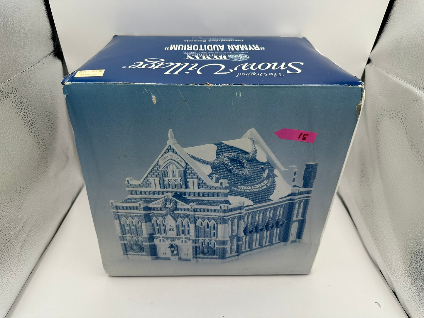 Dept 56 Original Snow Village Ryan Auditorium