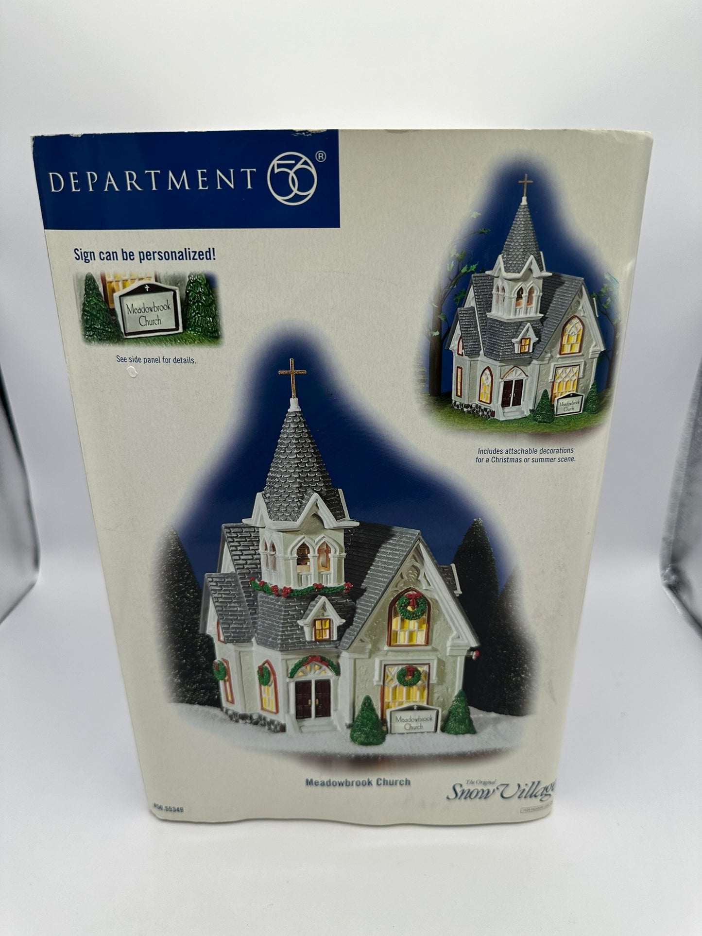 Dept 56 Original Snow Village Meadowbrook Church