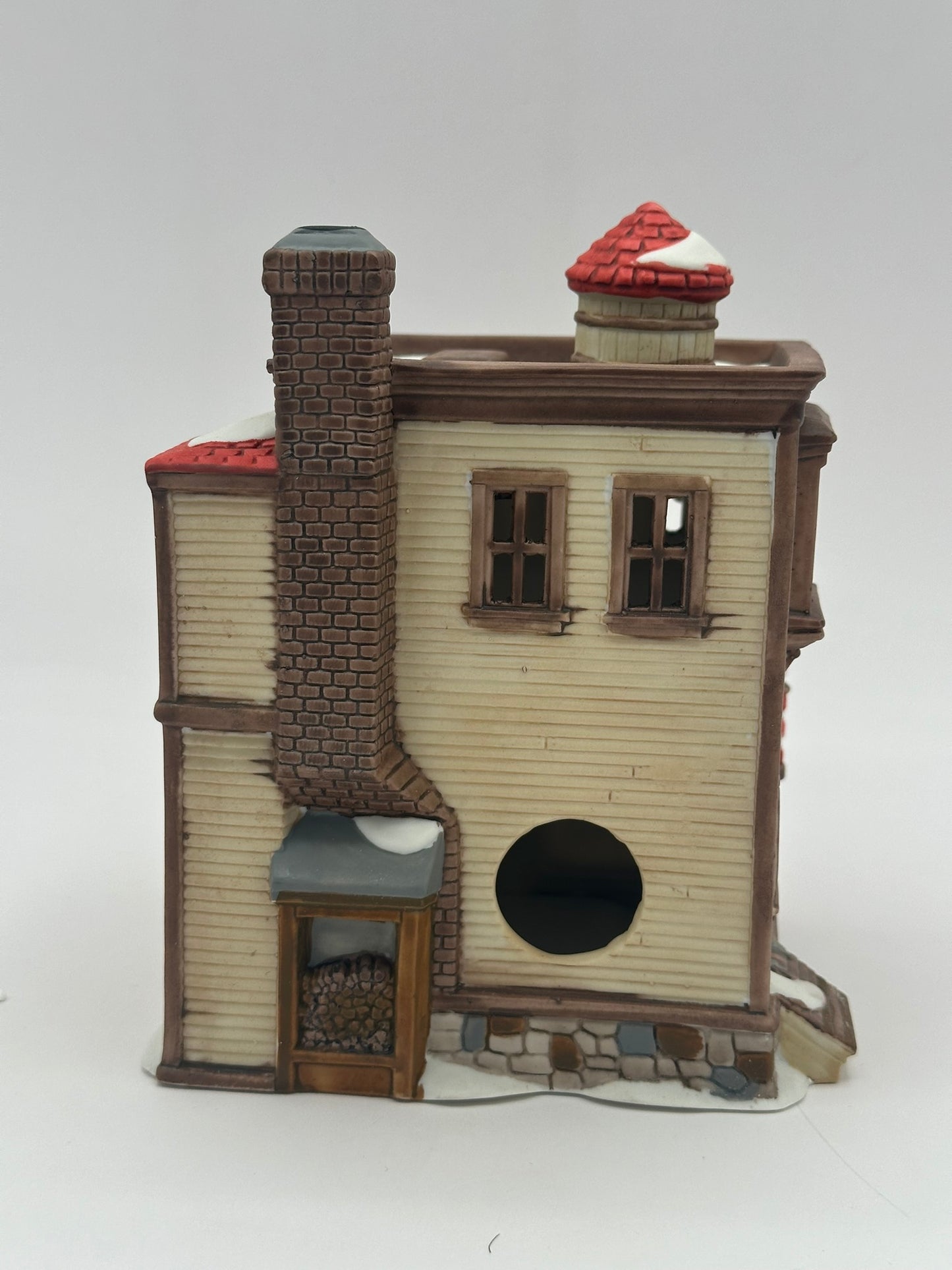 Dept 56 New England Village Ben's Barber Shop