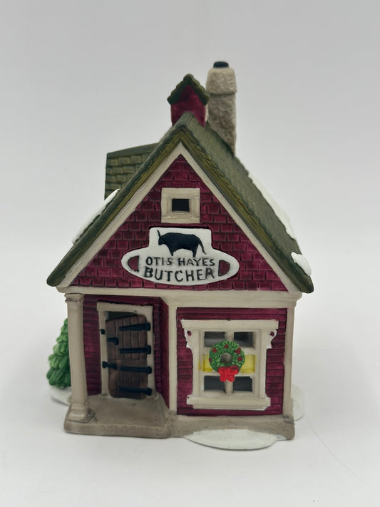 Dept 56 New England Village Otis Hayes Butcher