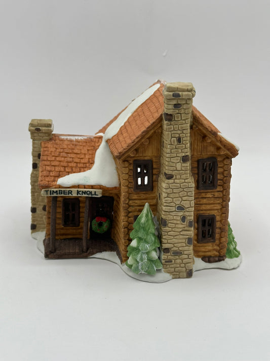 Dept 56 New England Village Timber Knoll Cabin