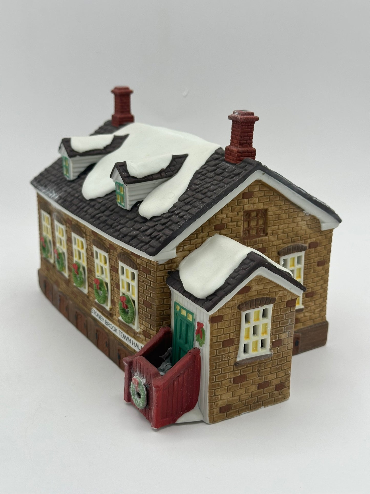 Dept 56 New England Village Stoney Brook Town Hall