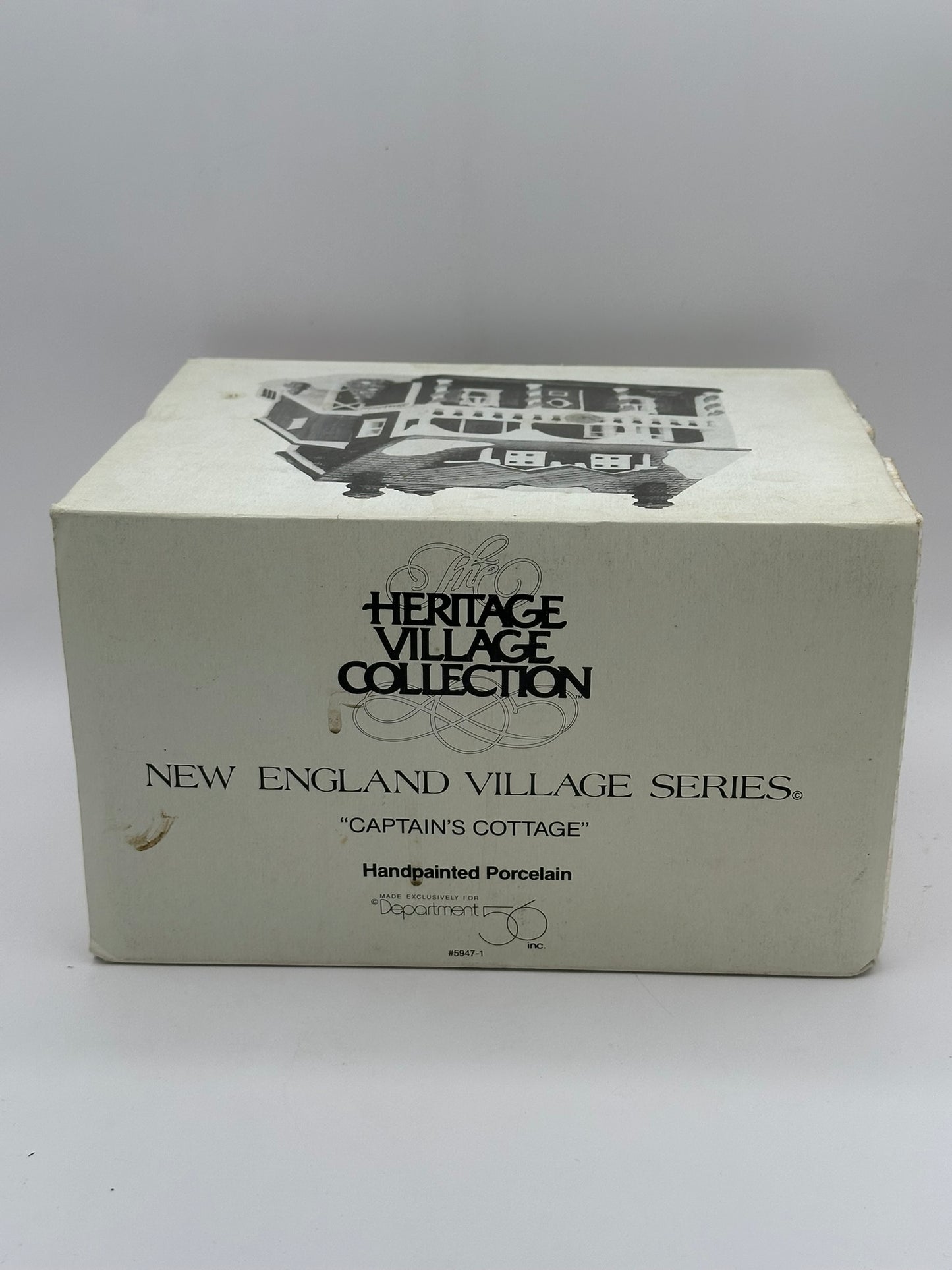 Dept 56 New England Village Captain's Cottage