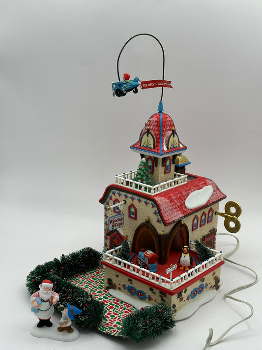 Dept 56 North Pole Series Checking It Twice Wind-Up Toys