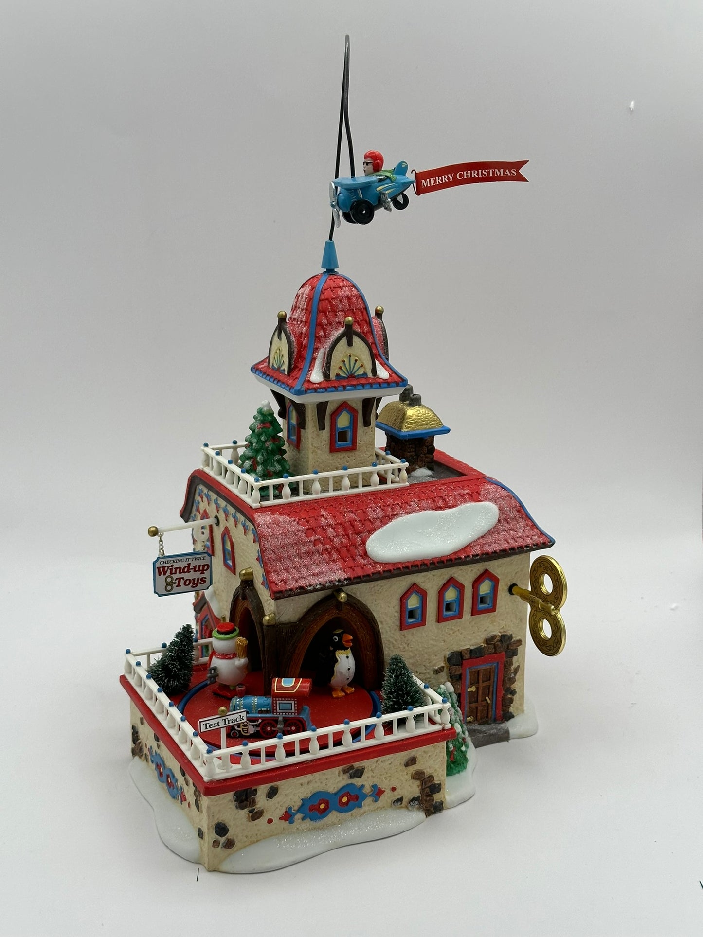 Dept 56 North Pole Series Checking It Twice Wind-Up Toys